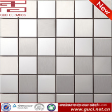 foshan factory supply mixed Square stainless steel mosaic tile for kitchen wall